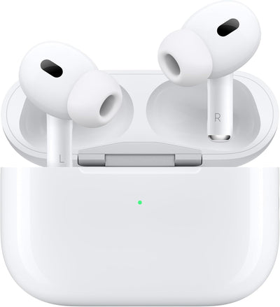 Apple AirPods Pro (2nd generation) with MagSafe Case (USB-C) Bluetooth (White, True Wireless)