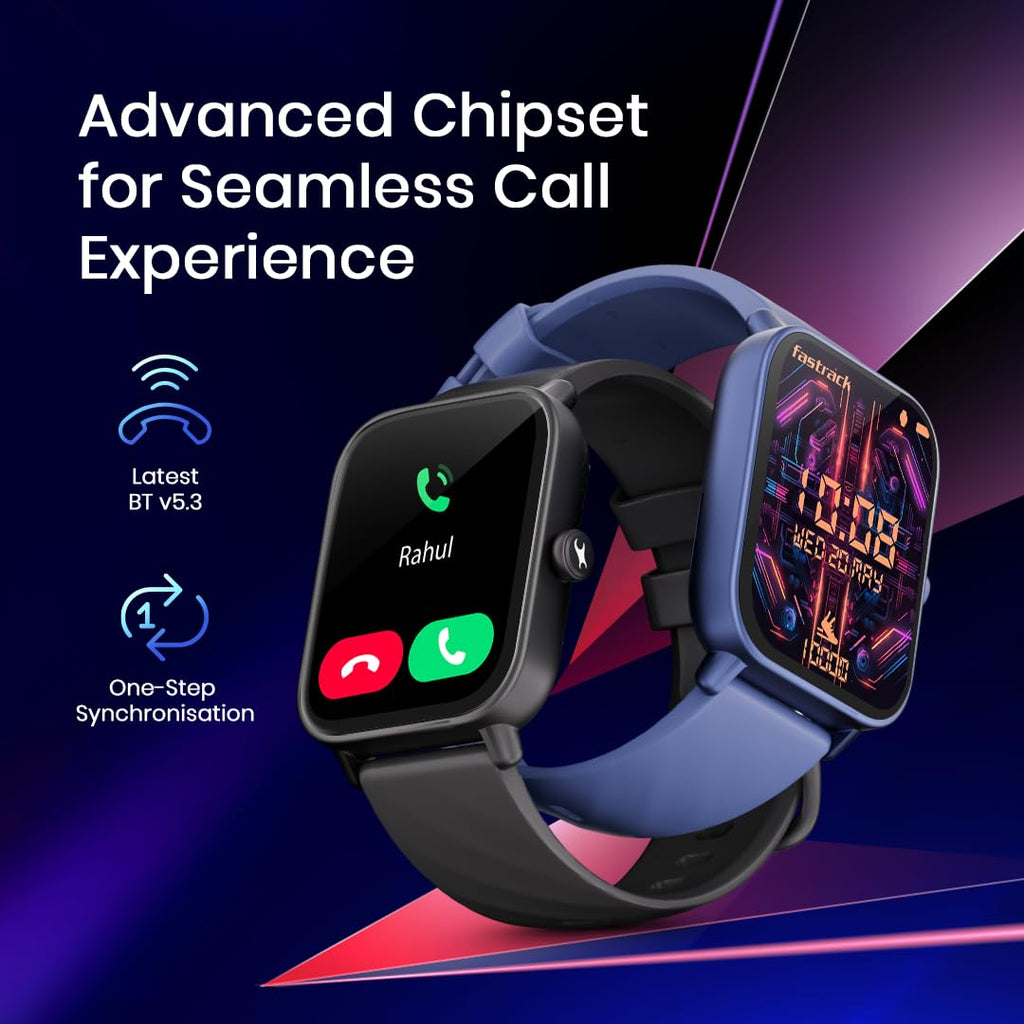 Fastrack Limitless Glide Smart Watch, Advanced UltraVU HD Display, SingleSync BT Calling, Advance Chipset, 85+ Sports Modes & Smartwatch Faces, AI Voice Assistan -Unboxed