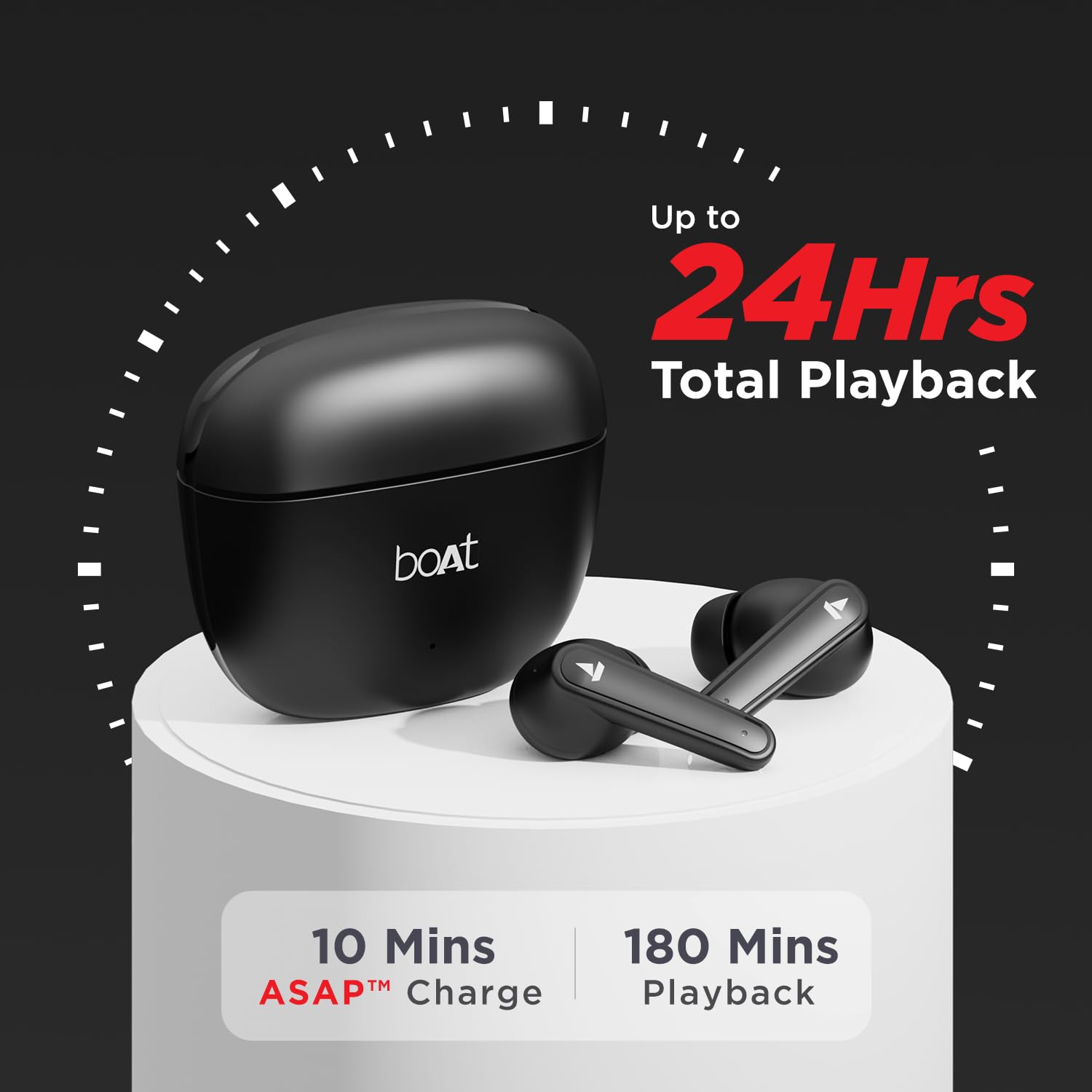 boAt Airdopes 115 in Ear TWS | ENx & Beast Mode | 24 Hrs | Fast Charge - Brand New