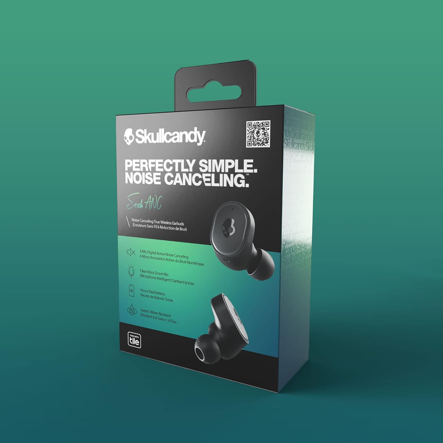 Skullcandy Sesh ANC in Ear Wireless Earbuds|46 Hr Battery| Smart Mic| Rapid Charging| - Openbox