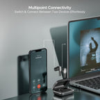 BOAT Nirvana Ivy, 50dB Hybrid Active Noise Cancellation, 360º Spatial Audio, Fast Charge, App Support, v5.3 Bluetooth Earbuds, TWS Ear Buds Wireless Earphones with mic - Brand New