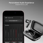 BOAT Nirvana Ivy, 50dB Hybrid Active Noise Cancellation, 360º Spatial Audio, Fast Charge, App Support, v5.3 Bluetooth Earbuds, TWS Ear Buds Wireless Earphones with mic - Brand New