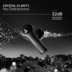 Boat Nirvana Crystl, Transparent Case,Spatial Audio, ANC(~32dB) and 100Hrs Battery- Brand New