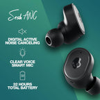 Skullcandy Sesh ANC in Ear Wireless Earbuds|46 Hr Battery| Smart Mic| Rapid Charging| - Openbox