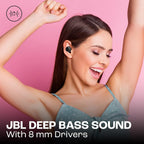 JBL Wave Buds in-Ear Wireless Earbuds (TWS),32 Hours Battery&Quick Charge,Ip54 Water&Dust Resistance,Ambient Aware&Talk-Thru, App for Customized Extra Bass Eq
