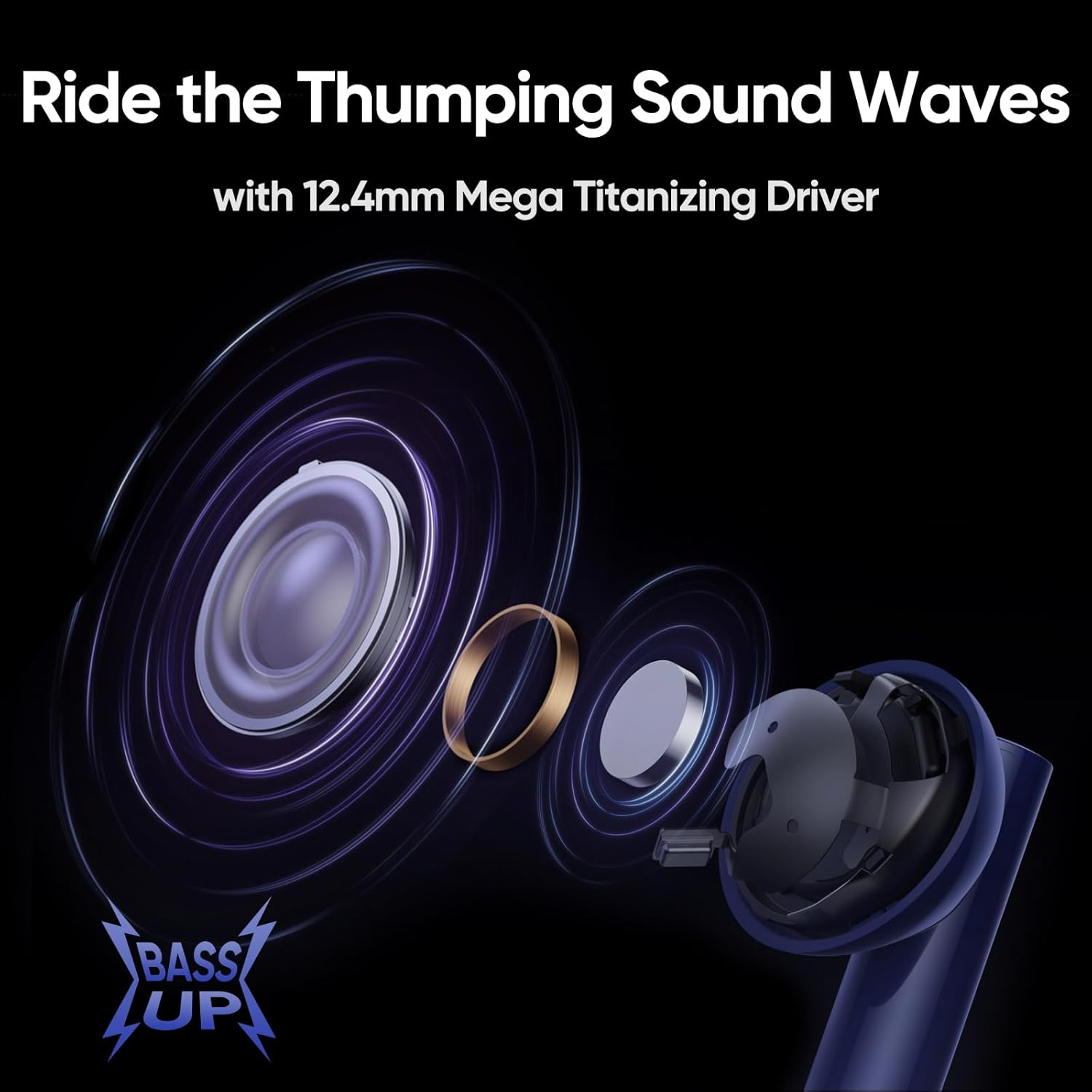 Realme Buds Air 5 Truly Wireless in Ear Earbuds, 50dB ANC, Upto 38Hrs Battery, Fast Charging, 45ms Ultra-Low Latency for Gaming .